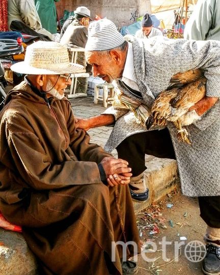Финалисты премии "Лучшее фото Instagram". Торговля на рынке в Марокко. Фото Instagram.com/laulooca; https://www.mirror.co.uk, "Metro"