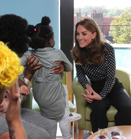 Кейт Миддлтон посетила детский центр в Лондоне. Фото Getty