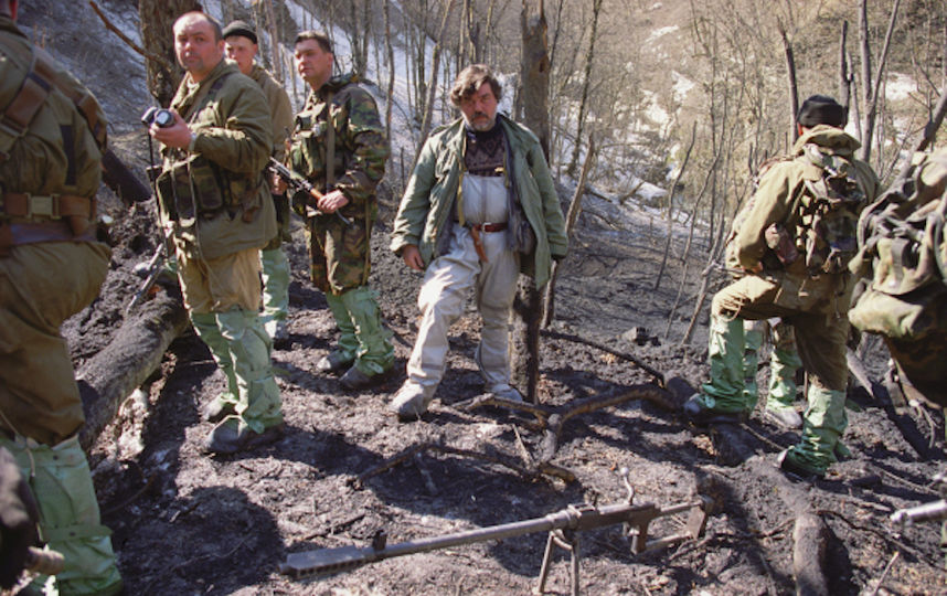 Боевые действия на территории Чеченской Республики, 2000 год. Фото РИА Новости