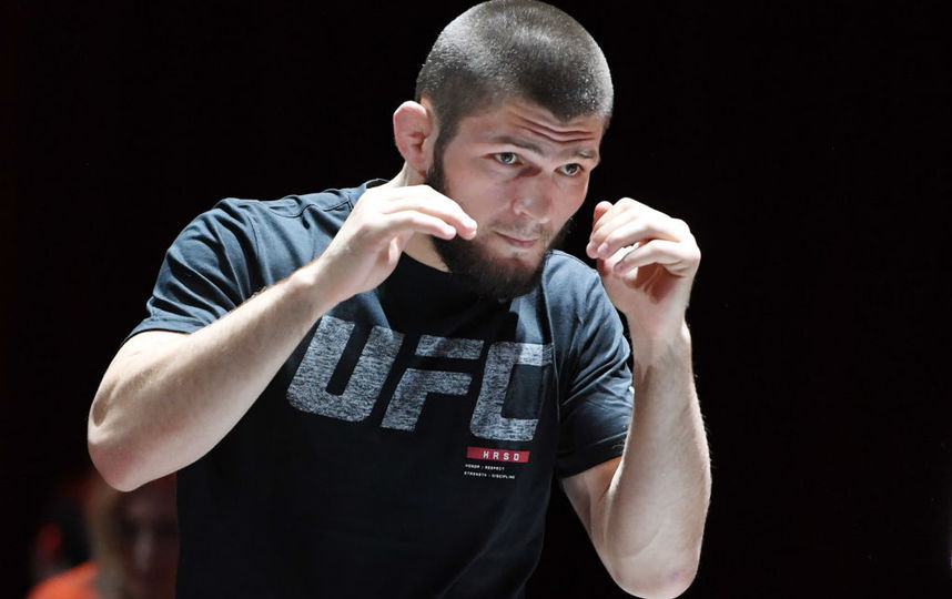 Чемпион UFC Хабиб Нурмагомедов. Фото Getty