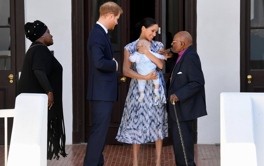 Принц Гарри и Меган Маркл посетили резиденцию южноафриканского архиепископа. Фото Getty