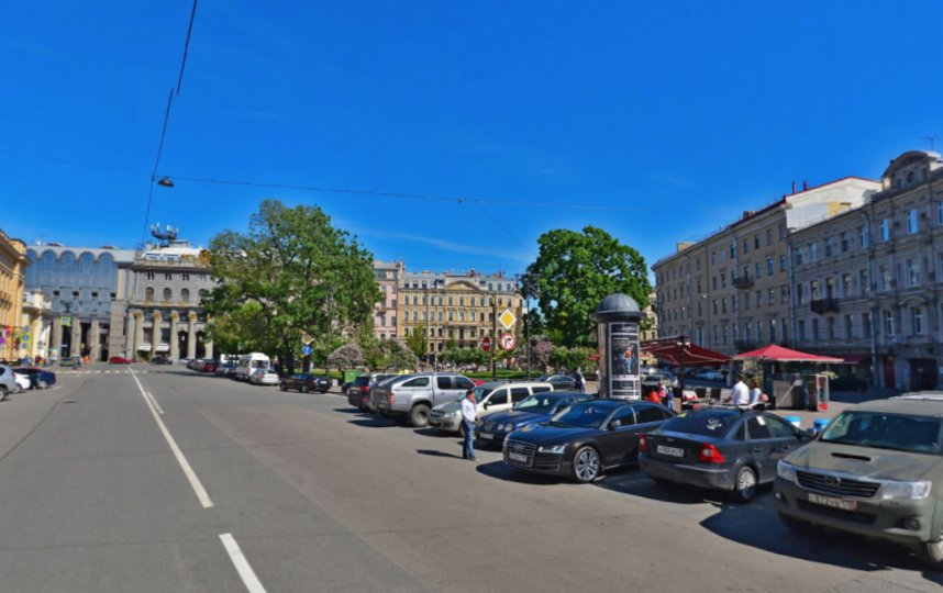 Манежная площадь. Фото скриншот Яндекс.Панорамы