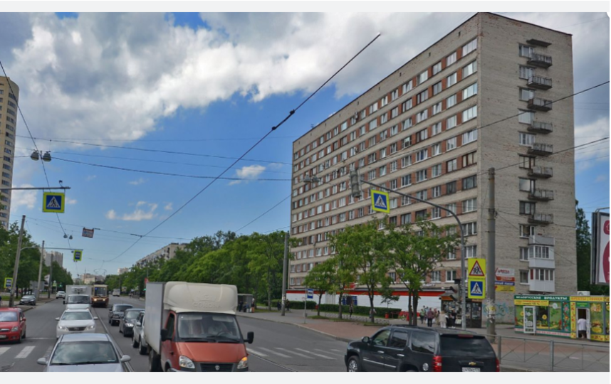 Трагедия произошла на проспекте Науки. Фото Яндекс.Панорамы