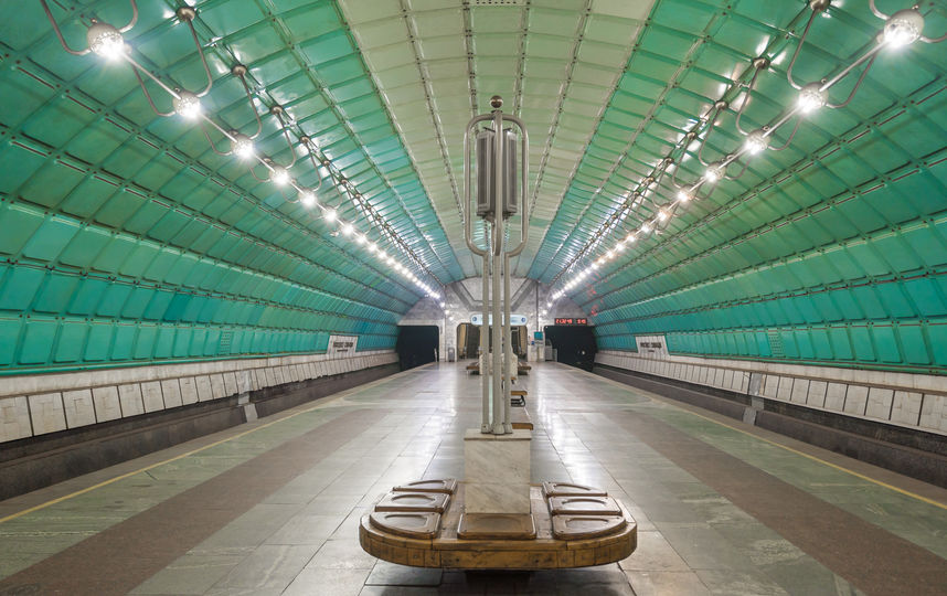 Станция метро "Проспект Свободы" в Днепре. Фото Christopher Herwig / herwigphoto.com