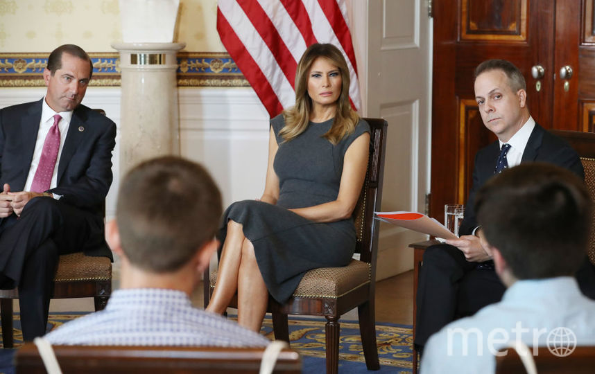 Мелания поделилась впечатлениями от встречи в Белом доме в своем блоге в Twitter. Фото Getty