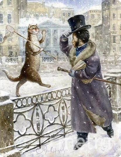 Петербургские коты остались без хозяина: умер автор серии картин Владимир Румянцев