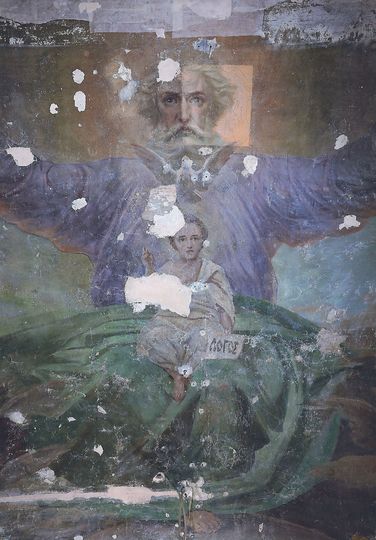 В Нижнем храме Церкви Благовещения Пресвятой Богородицы в ходе реставрационных работ обнаружена уникальная живопись. 