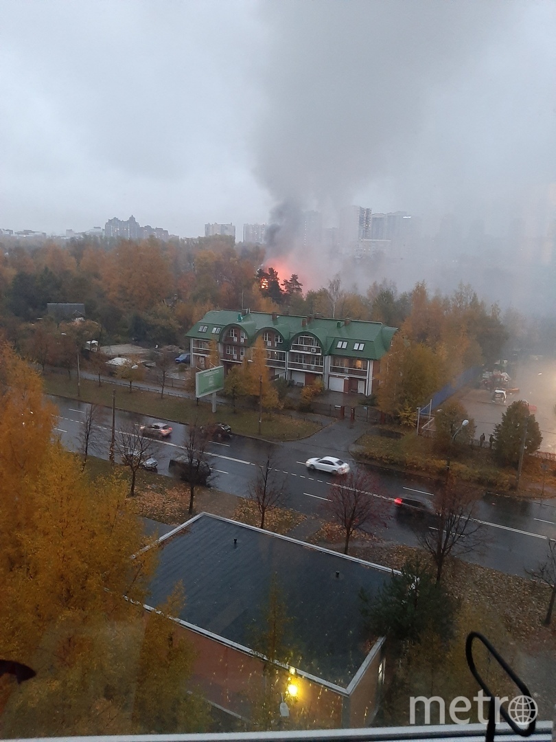 Полсотни спасателей тушили серьёзный пожар в Коломягах в Петербурге |  17.10.2019 | Санкт-Петербург - БезФормата