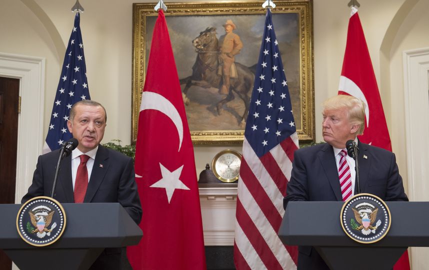 Реджеп Тайип Эрдоган и Дональд Трамп. Архивное фото. Фото AFP