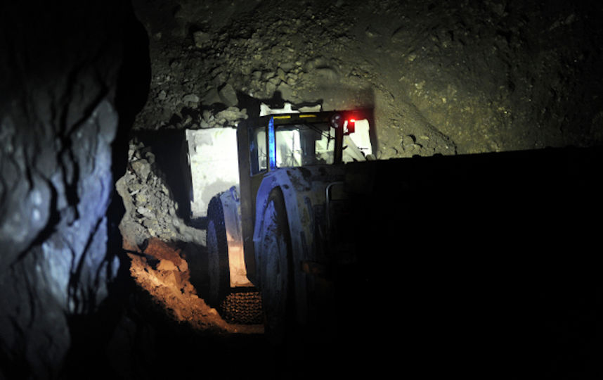 В шахте рудника "Таймырский". Фото РИА Новости