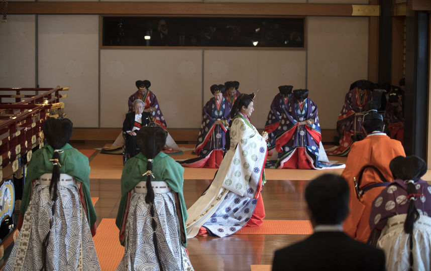 Торжественная церемония интронизации Императора Нарухито. Фото Getty