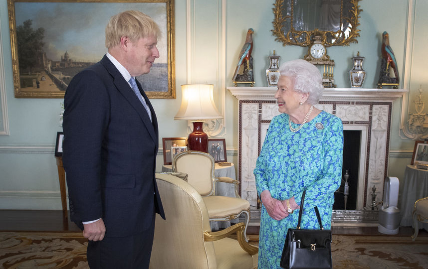 С премьер-министром Борисом Джонсоном 24 июля 2019 года. Фото Getty