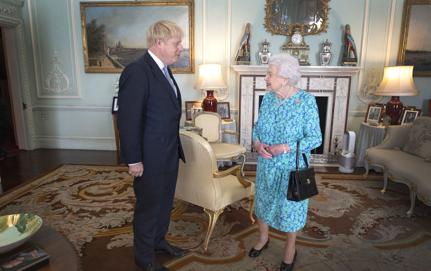 С премьер-министром Борисом Джонсоном 24 июля 2019 года. Фото Getty