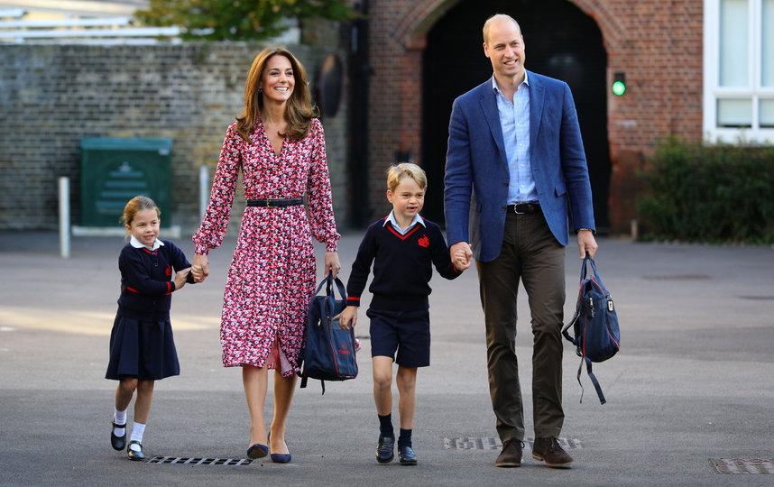 Принц Уильям и Кейт Миддлтон с Джорджем и Шарлоттой. Фото Getty