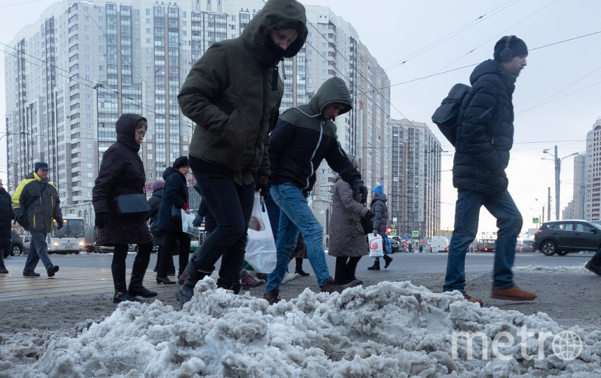 Весь вчерашний день петербуржцы преодолевали препятствия. Фото Святослав Акимов, "Metro"