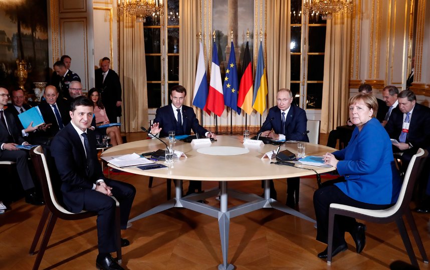 В Париже прошла встреча "нормандской четвёрки". Фото AFP