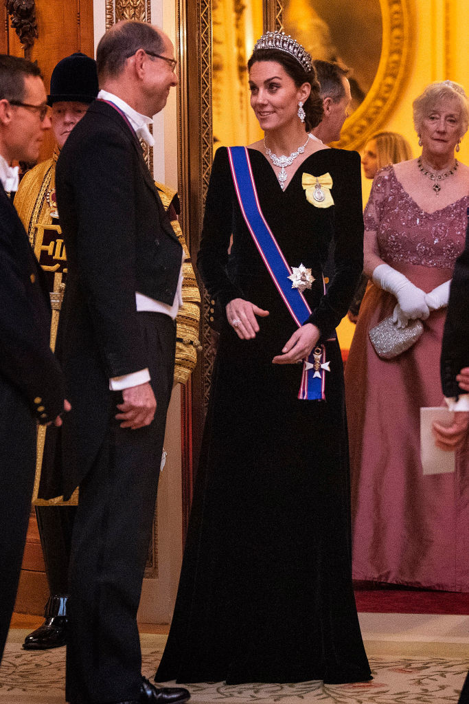 Кейт Миддлтон на приеме в Букингемском дворце. Фото Getty