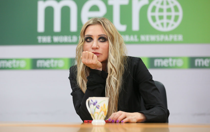 Певица Линда в столичной редакции Metro. Фото Василий Кузьмичёнок
