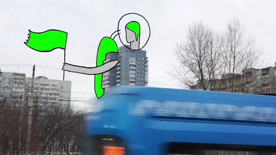 Денис Всесвятский превращает здания в персонажей коротких и трогательных мультфильмов. Фото скриншот Instagram @phatpapa