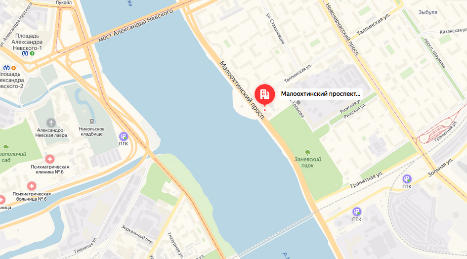 Машина проплыла почти до моста Александра Невского. Фото яндекс.карты., "Metro"