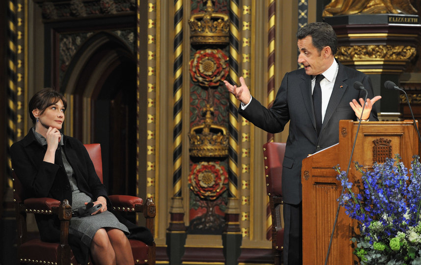 Карла Бруни и Николя Саркози. Фото Getty