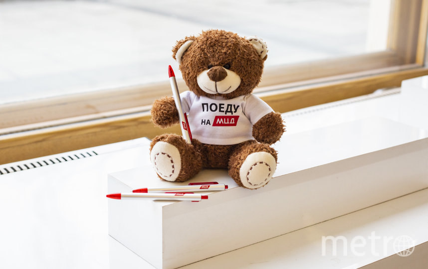 В Москве появились плюшевые медведи, браслеты и "Тройки" с символикой МЦД. Фото предоставлено пресс-службой диаметров, "Metro"