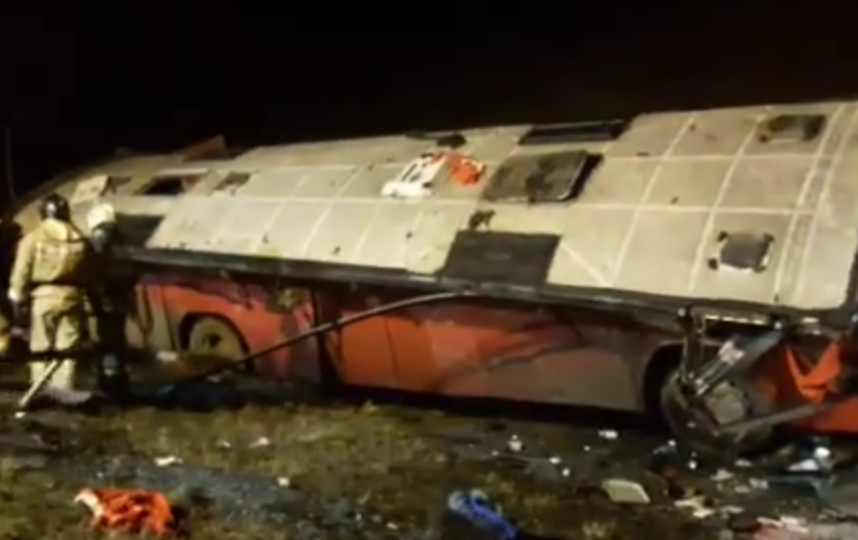 ДТП с автобусом Москва-Тбилиси: появились видео и подробности смертельного происшествия