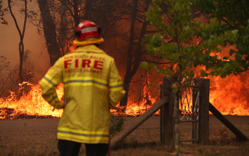 Пожары в Австралии. Фото, сделанные в период с конца декабря 2019 по 5 января 2020 года. Фото Getty