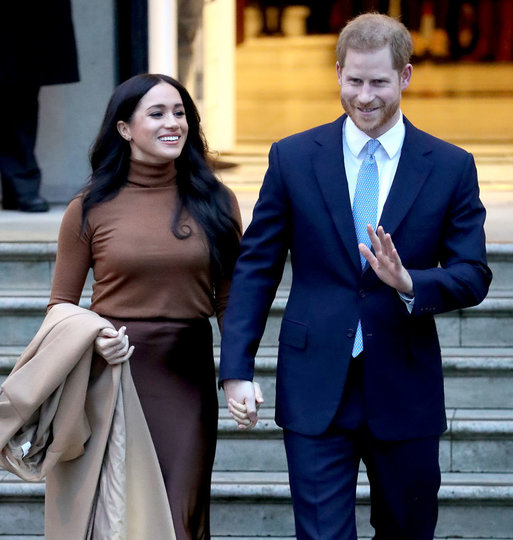  Гарри и Меган посетили Канадский дом в центре Лондона 7 января. Фото Getty