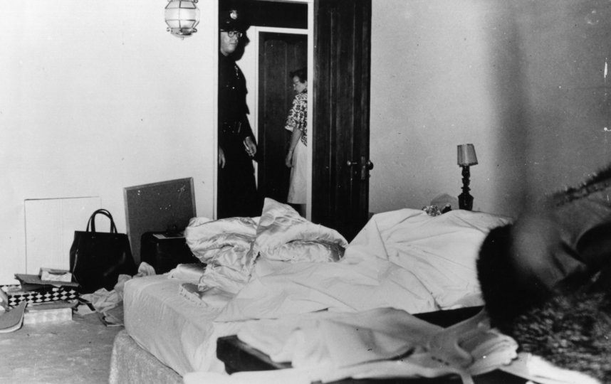 Ккомната Мэрилин Монро в день смерти. Фото Getty