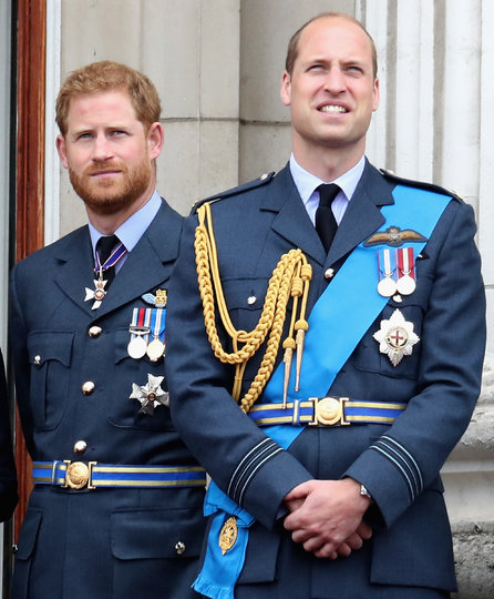 Принц Гарри и принц Уильям. Архивное фото. Фото Getty