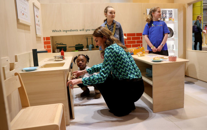 Кейт Миддлтон в Бирмингеме запустила масштабный проект для семей с детьми младше 5 лет. Фото Getty