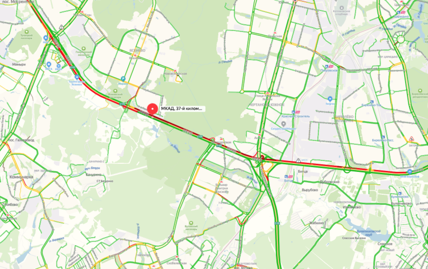 31 километр каширского шоссе. МКАД 37 километр. 38 Километр карта. Авария на МКАДЕ сейчас на внутренней стороне 37км. МКАД 37 км сейчас едет?.