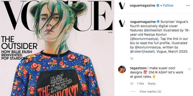 Билли Айлиш появится на обложке мартовского выпуска Vogue. Билли Айлиш появится на обложке мартовского выпуска Vogue.