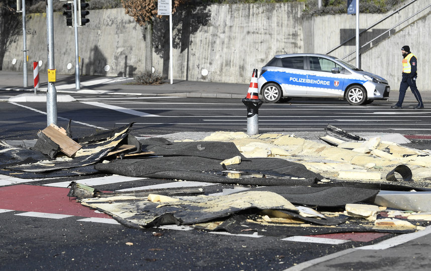 Ураган "Кьяра" обрушился на Европу. Германия. Фото AFP