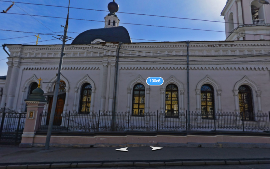 В Москве мужчина с ножом напал на прихожан церкви. Фото скриншот Яндекс.карты