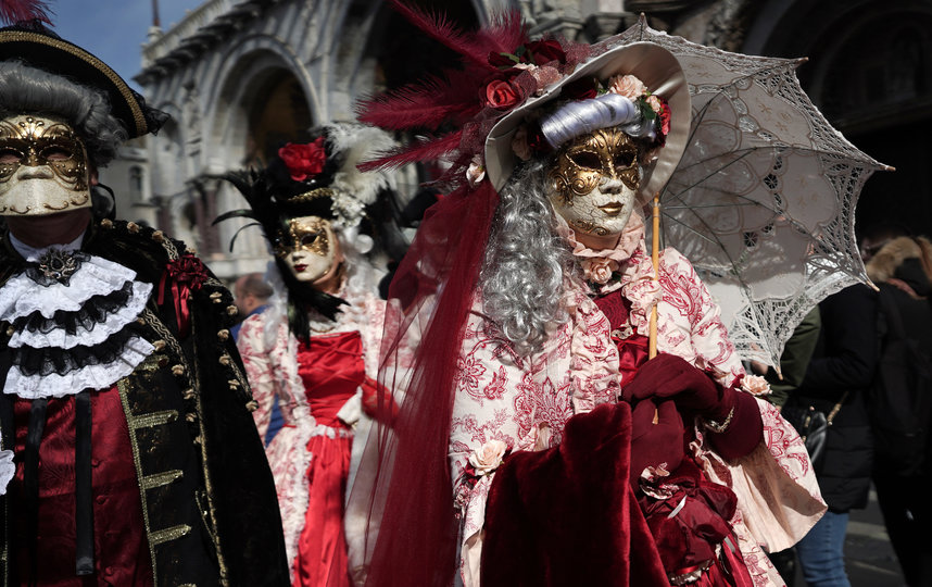 В Венеции проходит традиционный карнавал. Фото Getty