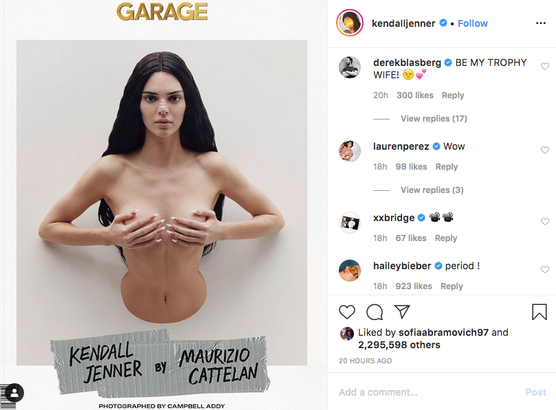 Кендалл Дженнер поделилась фотографиями со своими подписчиками в Instagram. Фото скриншот Instagram @kendalljenner