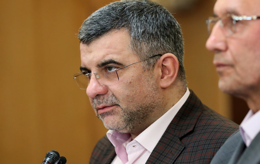 Заместитель министра здравоохранения Ирана Ирадж Харирчи. Фото AFP