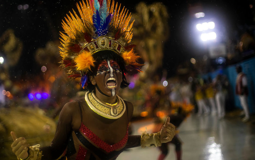 Карнавал в Рио. Фото. Фото Getty
