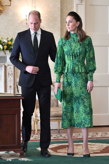 Кейт Миддлтон и принц Уильям прилетели в Ирландию. Фото Getty