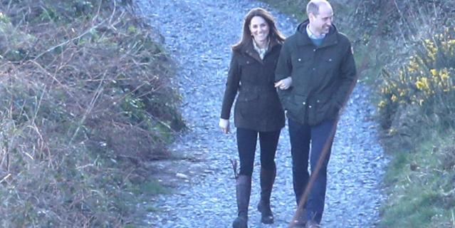 Кейт и Уильям в графстве Мит в Ирландии.