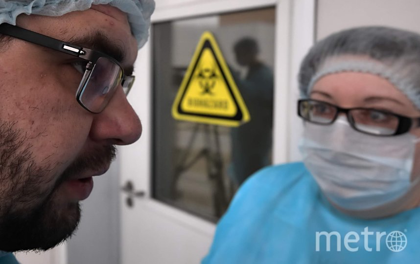 Так выглядит отделение для "подозреваемых на коронавирус" в Боткинской больнице Петербурга. Фото "Metro"