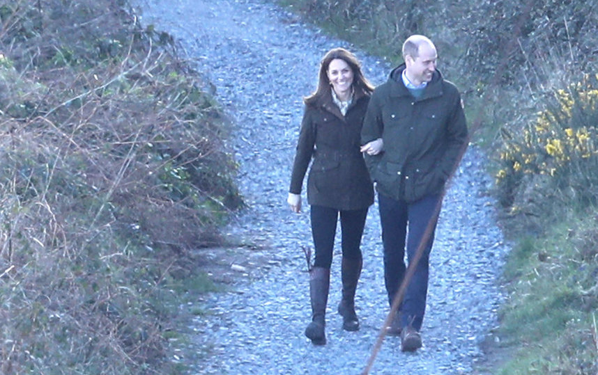 Кейт и Уильям в графстве Мит в Ирландии. Фото Getty