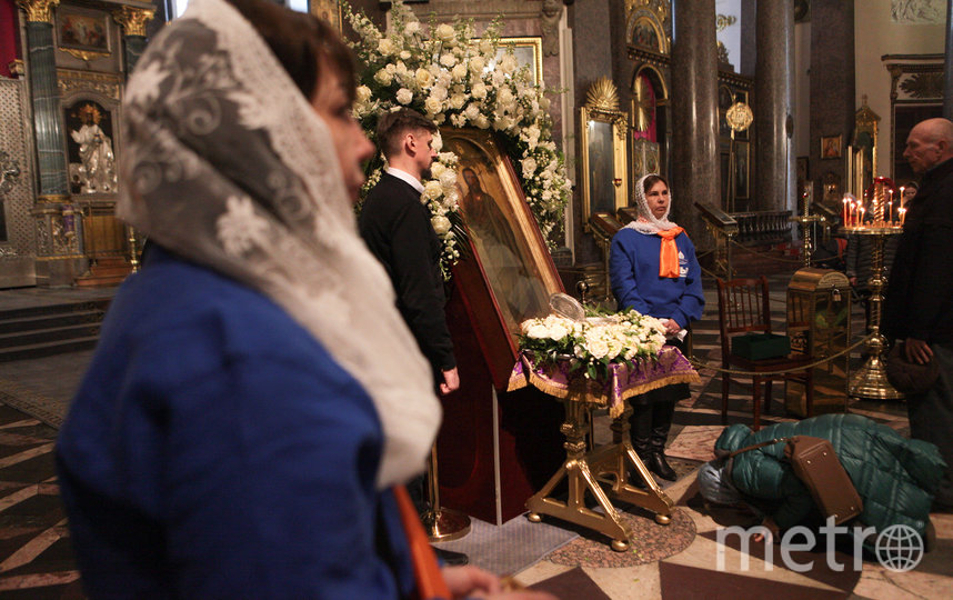 В Петербург прибыл ковчег с частицей мощей Иоанна Крестителя. Фото Святослав Акимов, "Metro"