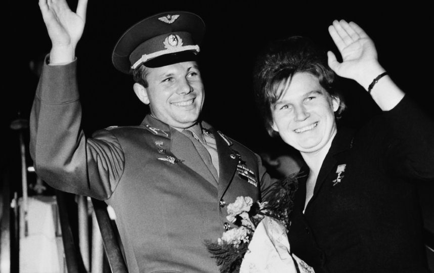Валентина Терешкова с Юрием Гагариным, 1965-й год. Фото Getty