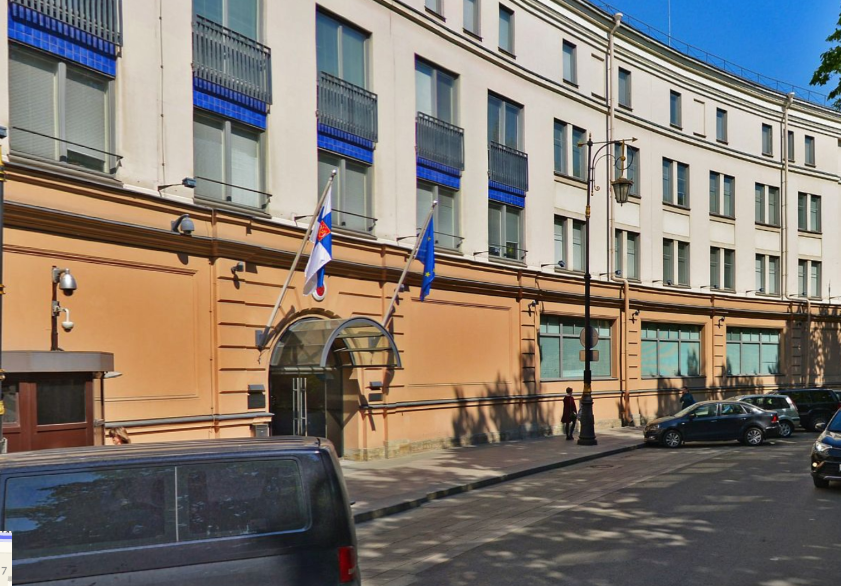 Консульство Финляндии в Петербурге. Фото скриншот Яндекс.Панорамы