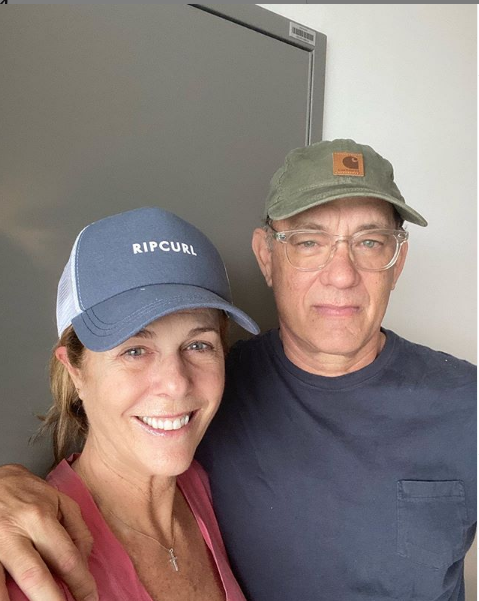 Том Хэнкс с женой. Фото https://www.instagram.com/tomhanks/
