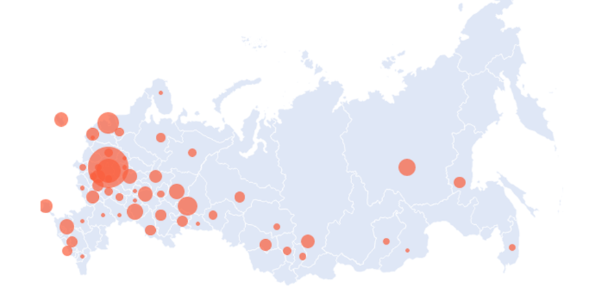 Карта распространения коронавируса в екатеринбурге на сегодня