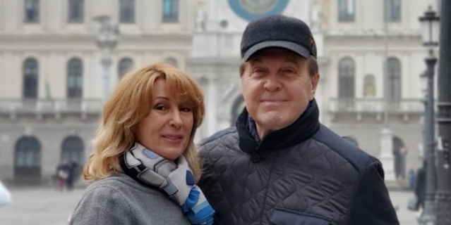 Лев Лещенко и его супруга Ирина. Лев Лещенко и его супруга Ирина.